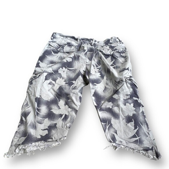 Slate & Stone Gray Cargo long Lined Shorts Mens 33 - Picture 2 of 9